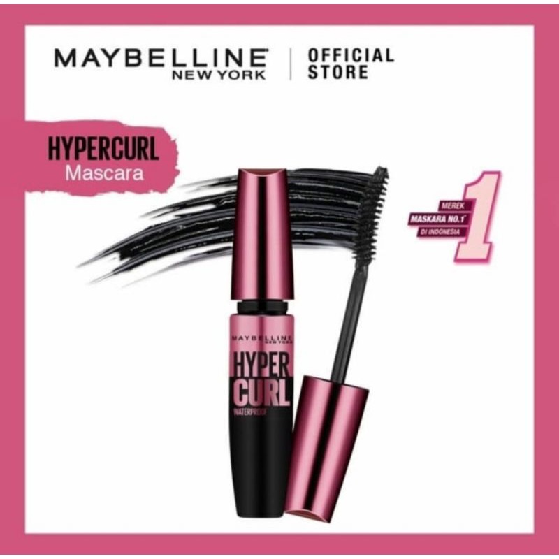 Jual Maybelline Hypercurl Waterproof Mascara Indonesiashopee Indonesia 2117