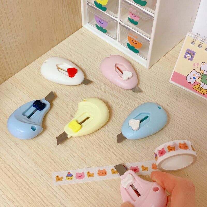 

eggshell mini portable Cutter Cute Pisau knife hand sticker paper knife wallpaper student [E3-2]