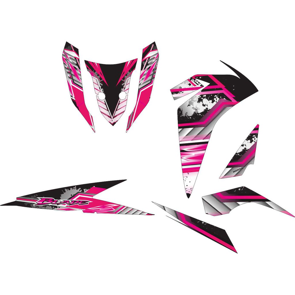 Stiker Motor New Blade 125 CE