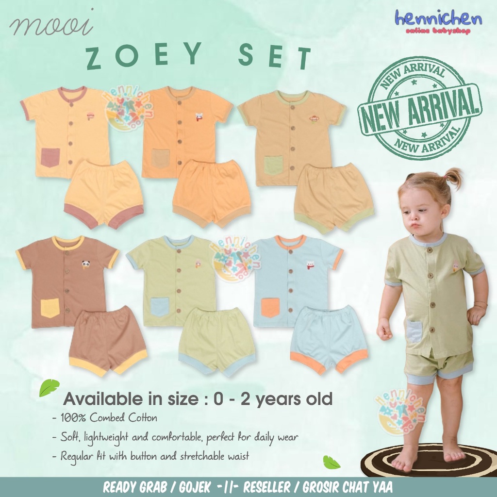 PROMO 7.7 PROMO BAJU LEBARAN MURAH MOOI ZOEY SET SETELAN MOOI KANTONG BORDIR LUCU FASHION ANAK UNISEX 0-2 TAHUN