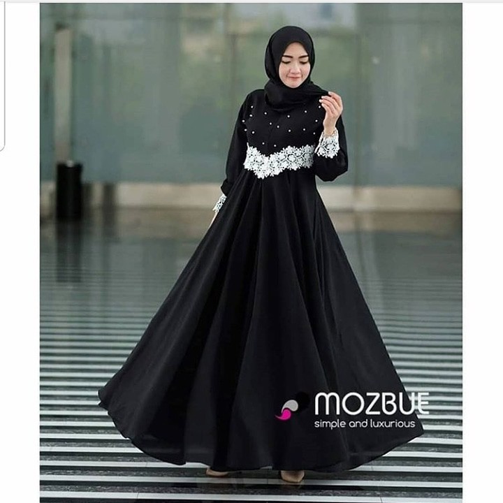 Ns FC Najibah gamis syari polos allsize modis kekinian busui-4