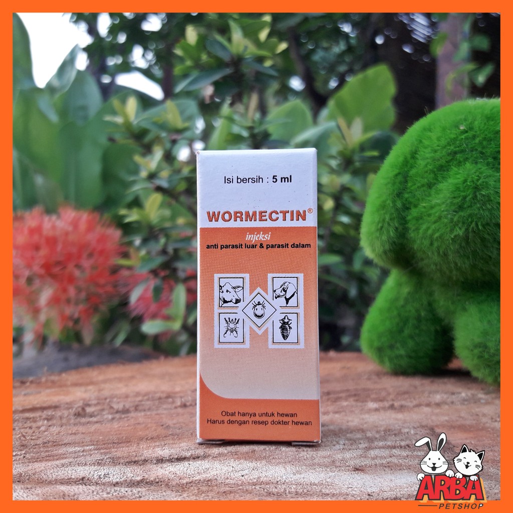 WORMECTIN 5 ML OBAT SCABIES JAMUR GUDIK KELINCI KUCING ANJING KAMBING