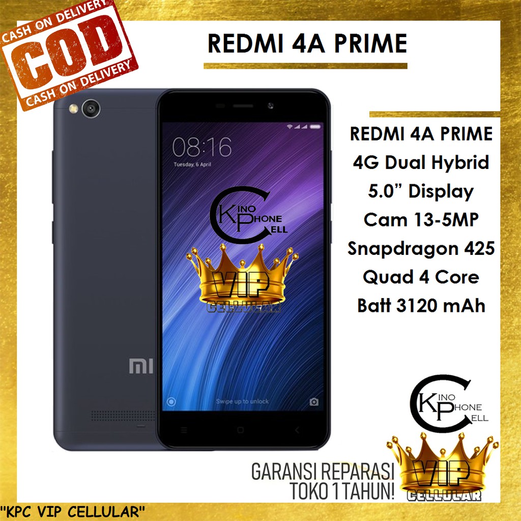 Redmi 4A 16GB HP Xiaomi HP Redmi 4A 32GB 4G | Handphone Mi 4 A 32/16