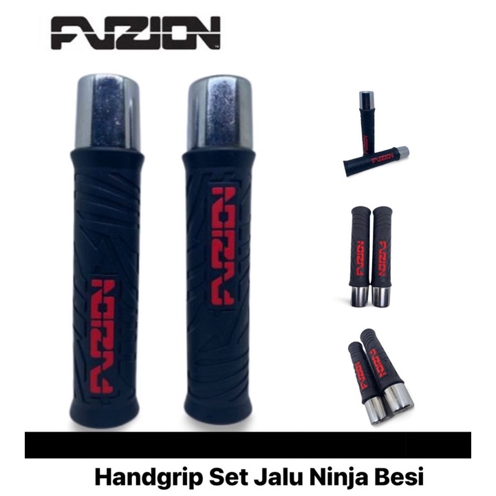 handgrip fuzion set jalu ninja besi handgrip motor