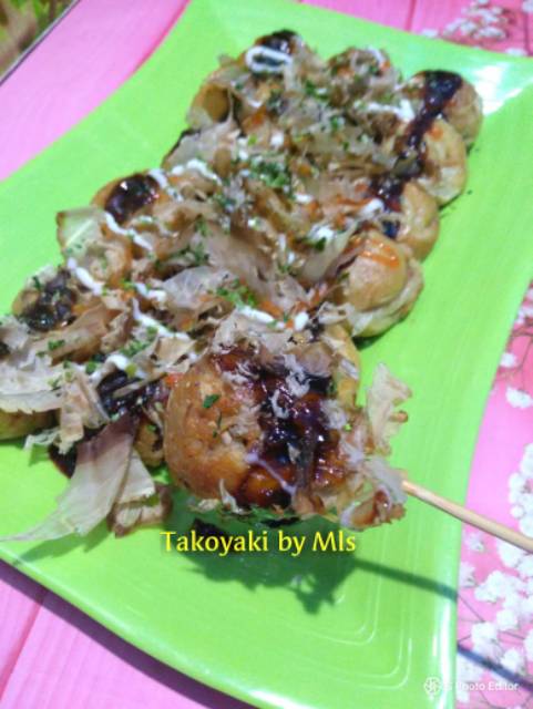 Paket bahan takoyaki lengkap halal murah tepung premix takoyaki katsuobushi aonori saus takoyaki sauce