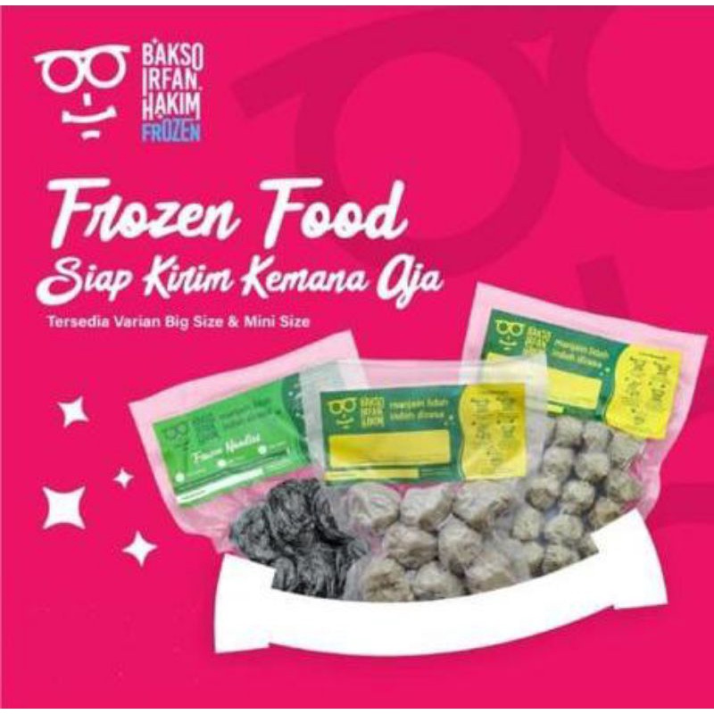 

FROZEN FOOD Bakso Irfan Hakim MINI SIZE