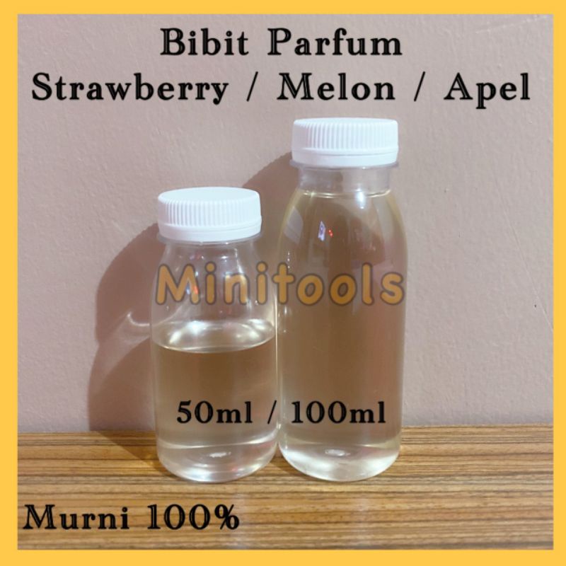 Bibit Parfum Strawberry - Melon - Apel Murni 50ml / 100ml