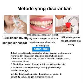 Pemutih Gigi Dan Penghilang Karang Gigi 100% MANJUR TERBUKTI 30ML Teeth Whitening Ori dan Bpom