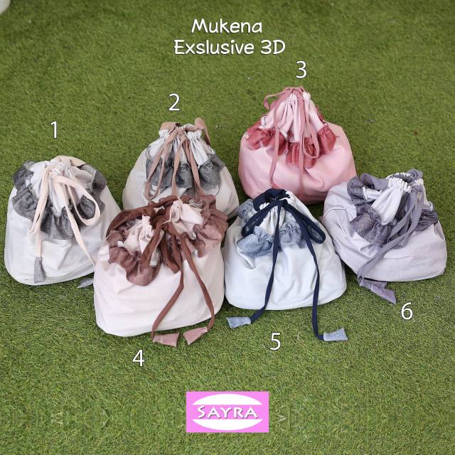 Mukena Premium Exclusive 3D ORIGINAL Sayra