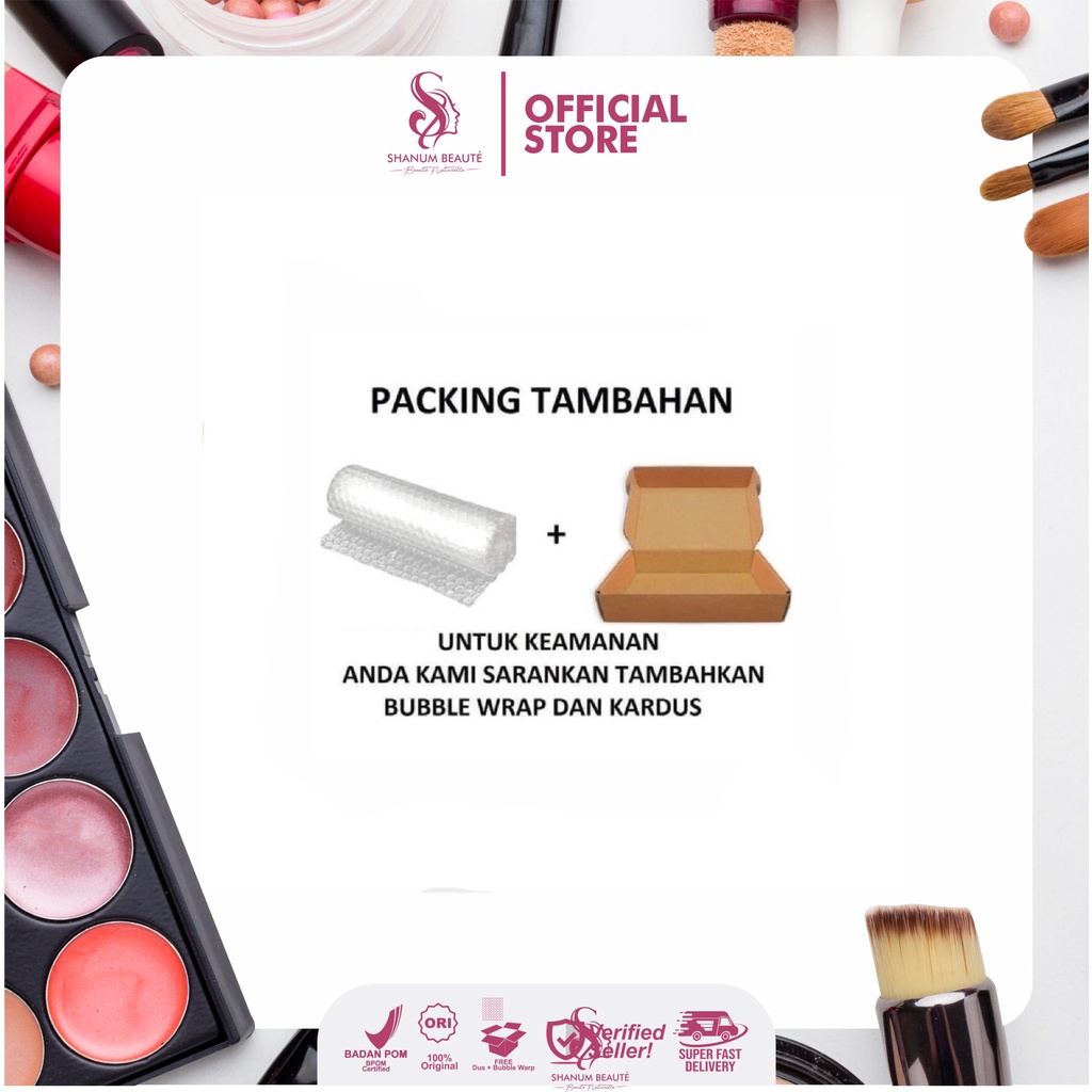

Extra Packing Tambahan - Kardus + Bubble Wrap