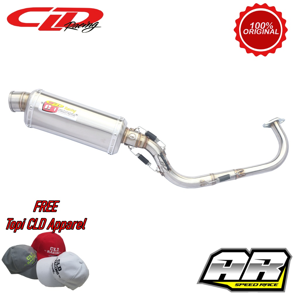 Knalpot CLD Racing Honda Vario 125 150 C1 Oval