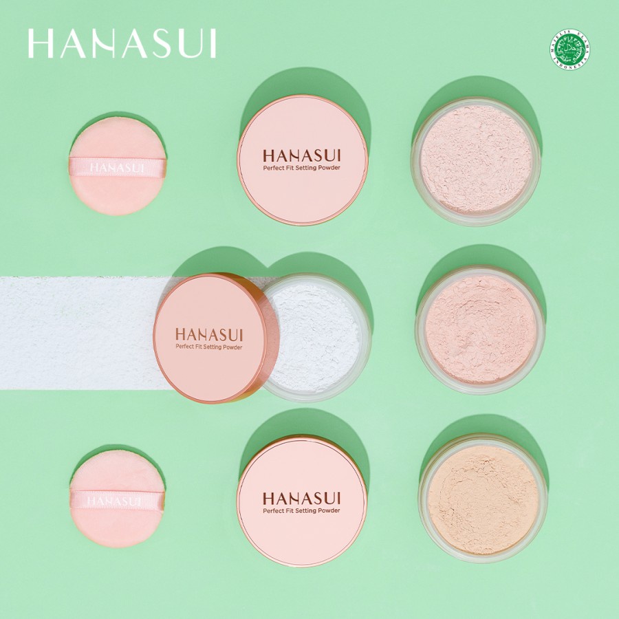 ★ BB ★ Hanasui Perfect Fit Setting Powder - Loose Powder - Bedak Tabur