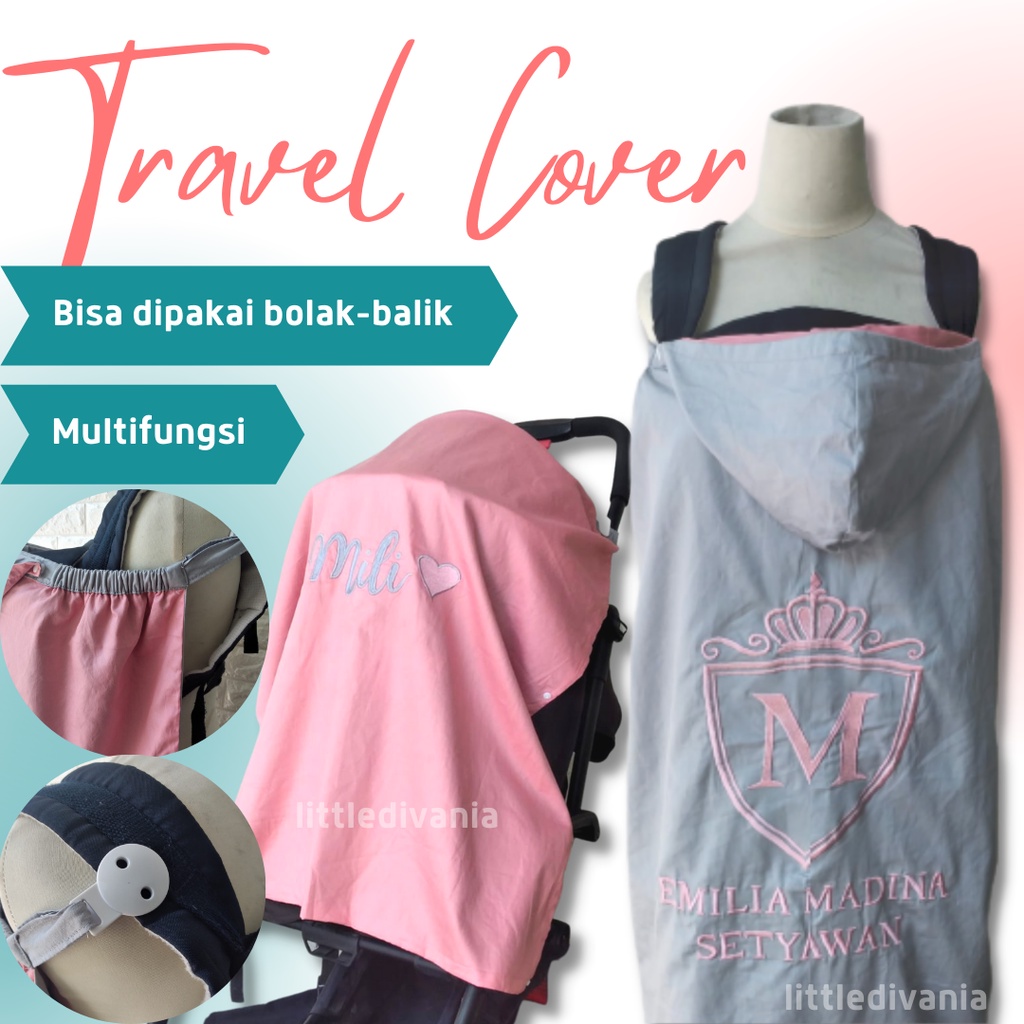 HOP ON Selimut OTG Travel MULTIFUNGSI Bisa Untuk Tutup Menyusui Baby Blanket Topi Hoodie bisa untuk Apron cover Menyusui Bebidi on the go