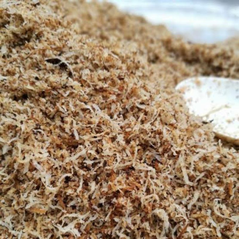

kelapa parut goreng/sangrai
