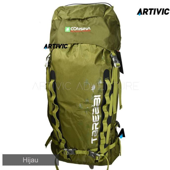 Harga Termurah Carrier / Tas Gunung Consina Tarebbi 60L - Hijau Original
