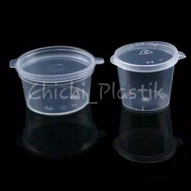 Saus container plastik 35ml SUAPI cup sambal saos bumbu VICTORY