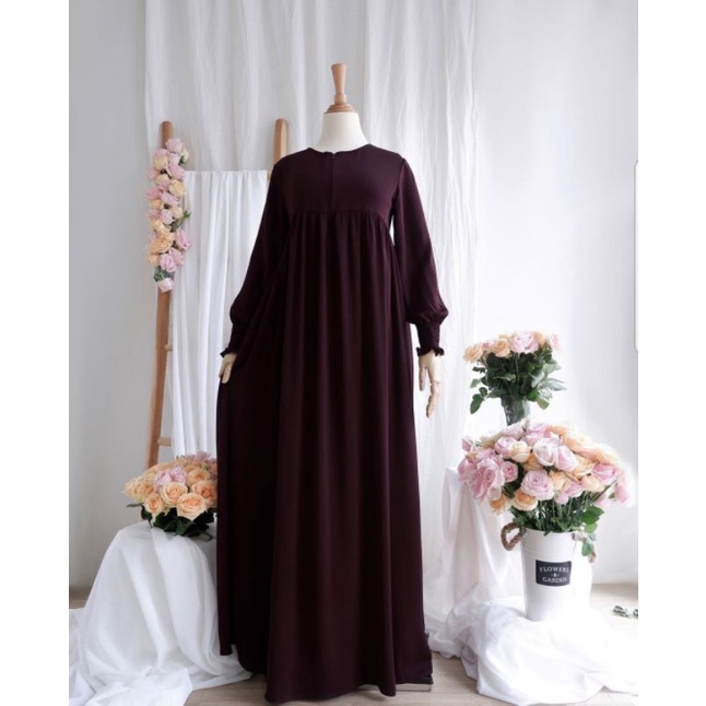 (booked) preloved amara silk auroraclo bukan atelier angelina ditsy