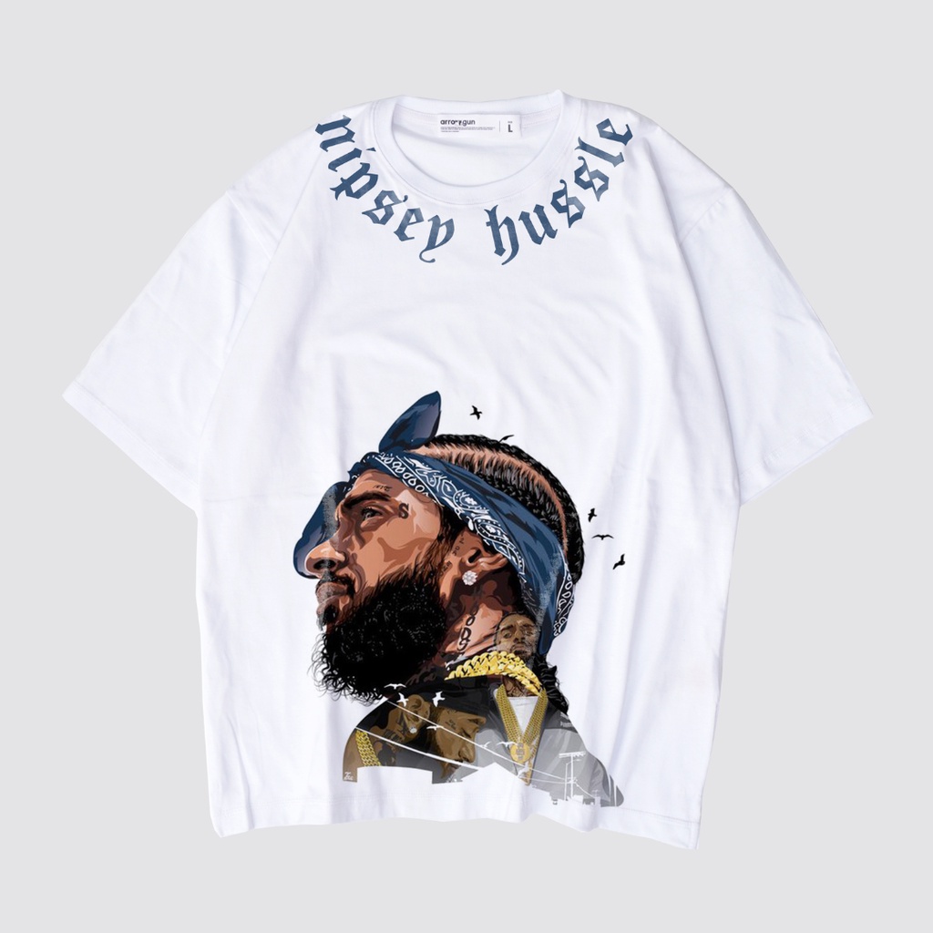 OVERSIZE  NIPSEY HUSSLE ARROWGUN ORIGINAL T-SHIRT