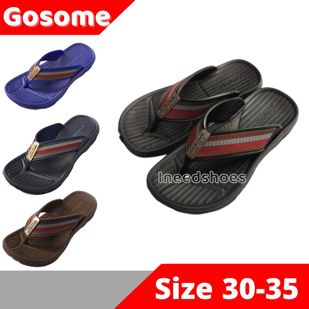 Sandal Jepit Anak Laki-Laki Pria Karet Sendal Capit Lelaki Cowok Gosome