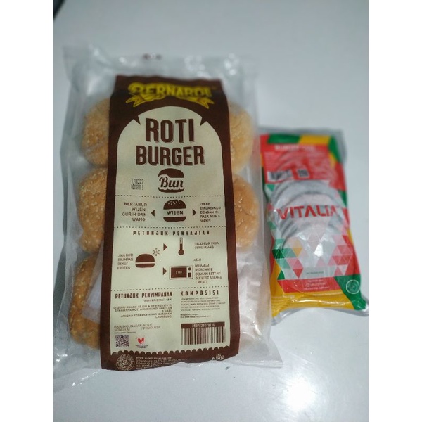 

PAKET BURGER WIJEN JUMBO +VITALIA JUMBO ISI 10pc/PAKET BURGER TERMURAH