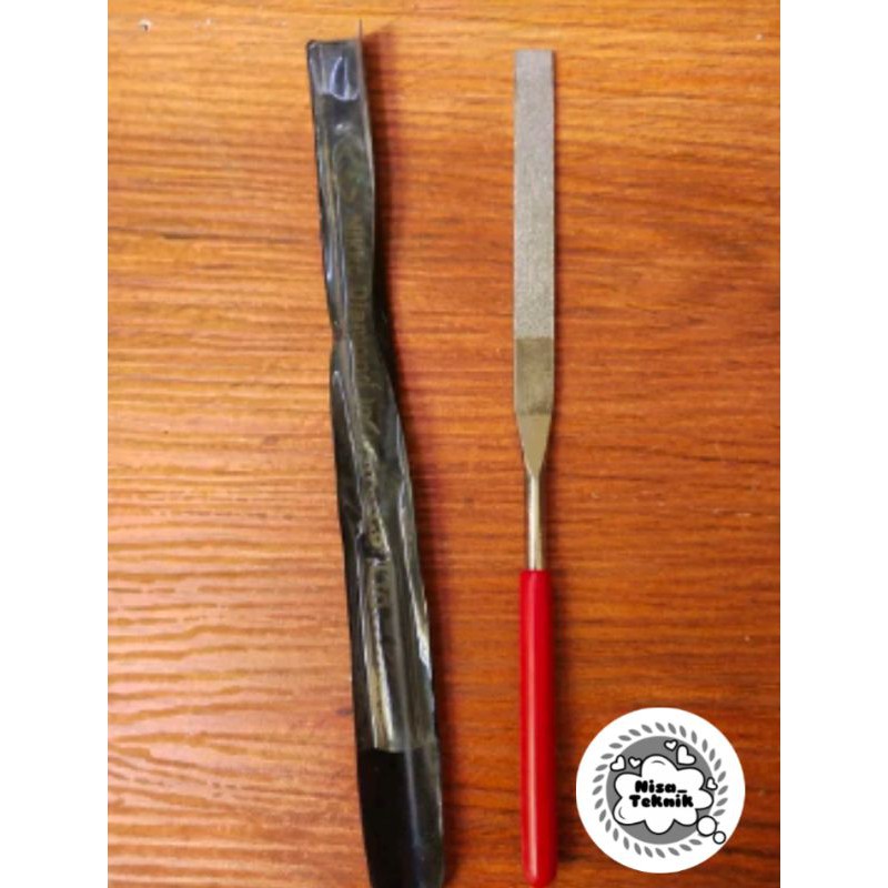 

Kikir Intan 1 pcs Diamond File Size 180 x 9.5 mm model Flat