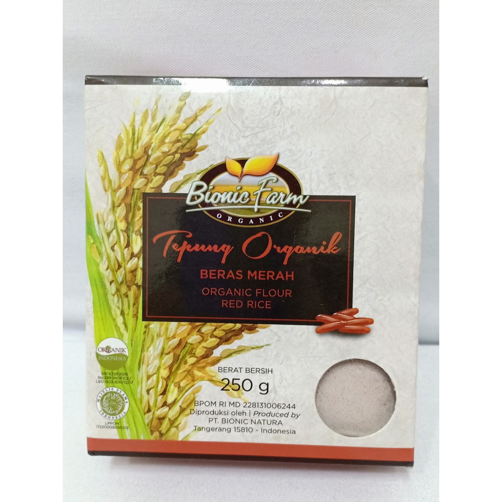 

Bionic Farm - Tepung Beras Merah Organik - 250 gr