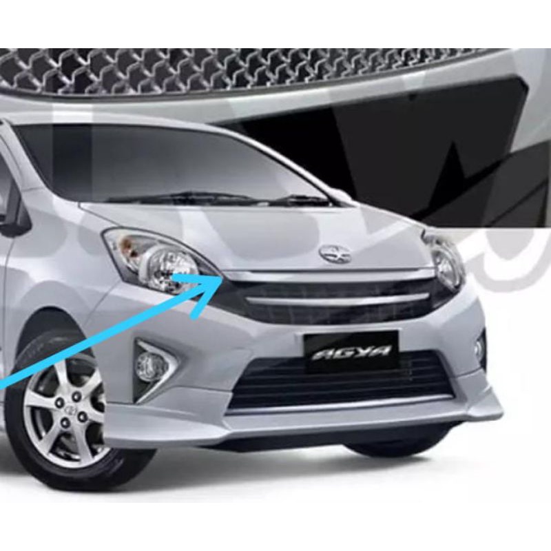 Grill Depan Atas Toyota Agya / Engine Hood Atas Toyota Agya