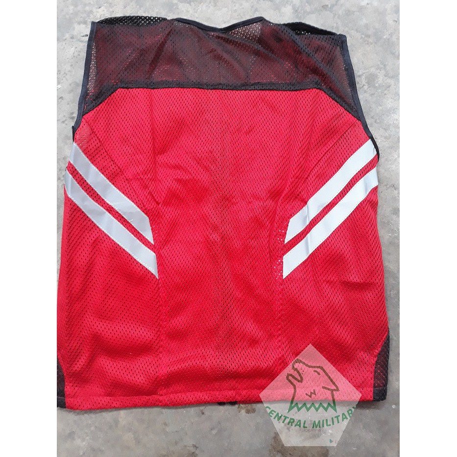 Rompi Jaring Merah/ Rompi Scotlight/ Rompi Safety