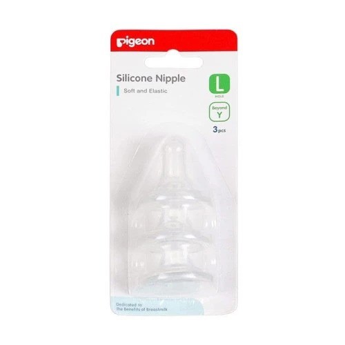 PIGEON SILICONE NIPPLE TRIPLE PACK  / PIGEON