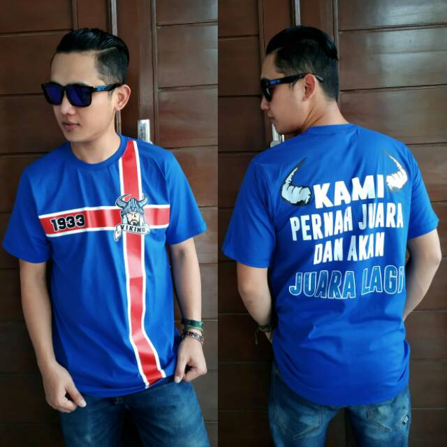 Kaos viking biru