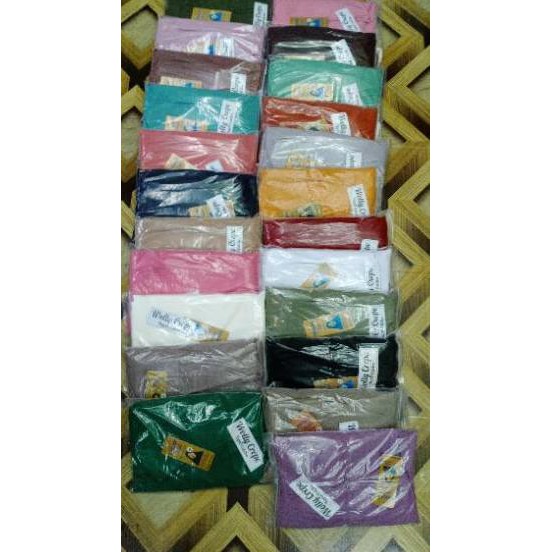Khimar wolly crepe import daily size XXL pad antem by tegar collection