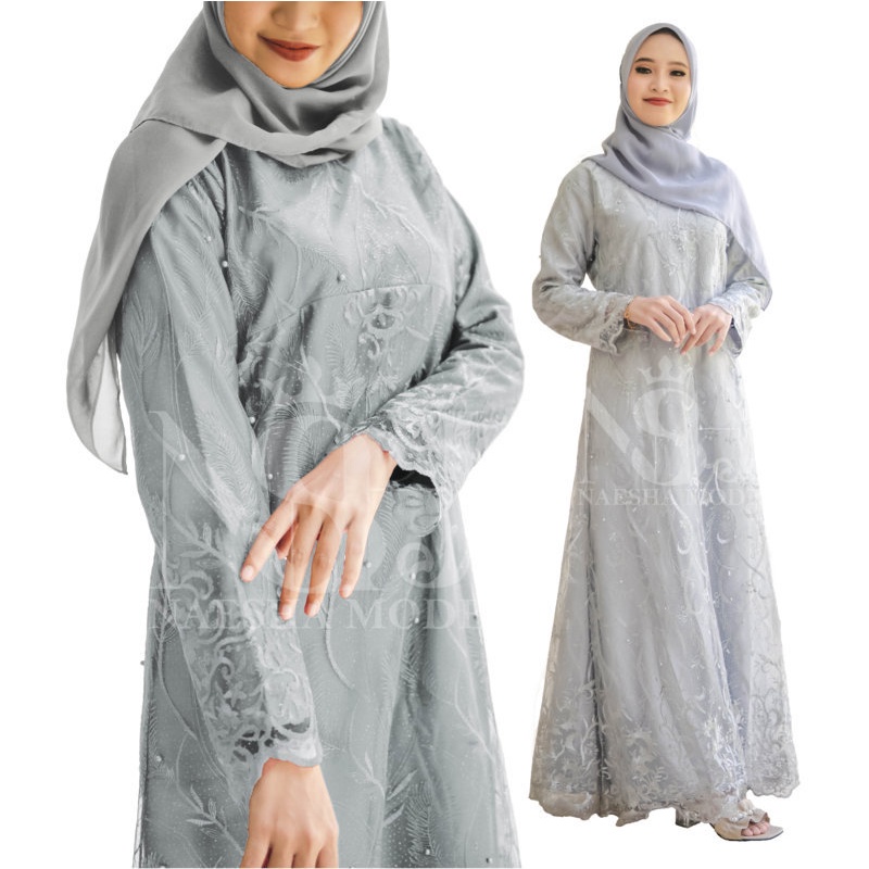 Gamis Brukat Kondangan Terbaru 2024 Wanita Kekinian Kebaya Wisuda Modern Remaja Busui Gamis Brukat W