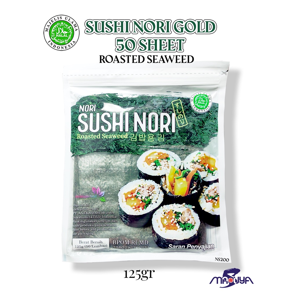 

Java Superfood Sushi Nori Gold 50 Lbr / 10 Lbr 25Gram