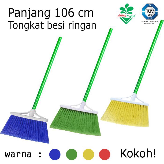 Sapu Lantai Sapu Ijuk Broom Super Broom Cleanmatic 211425