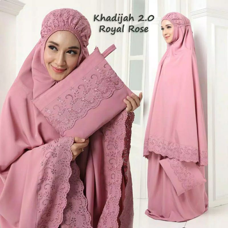 MUKENA KHADIJAH MUKENA MURAH MUKENAH KHADIJAH TERBARU TELEKUNG
