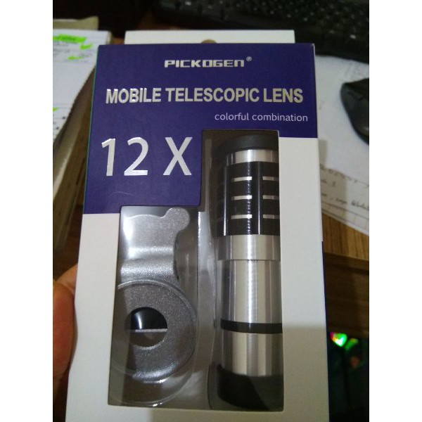 UNIX Lensa Tele Zoom 12x Original Pickogen, Lensa hp kualitas tinggi 100% OKE