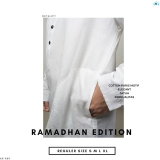  BAJU  KOKO  PUTIH PANJANG ELEGANT  BERKUALITAS Shopee Indonesia