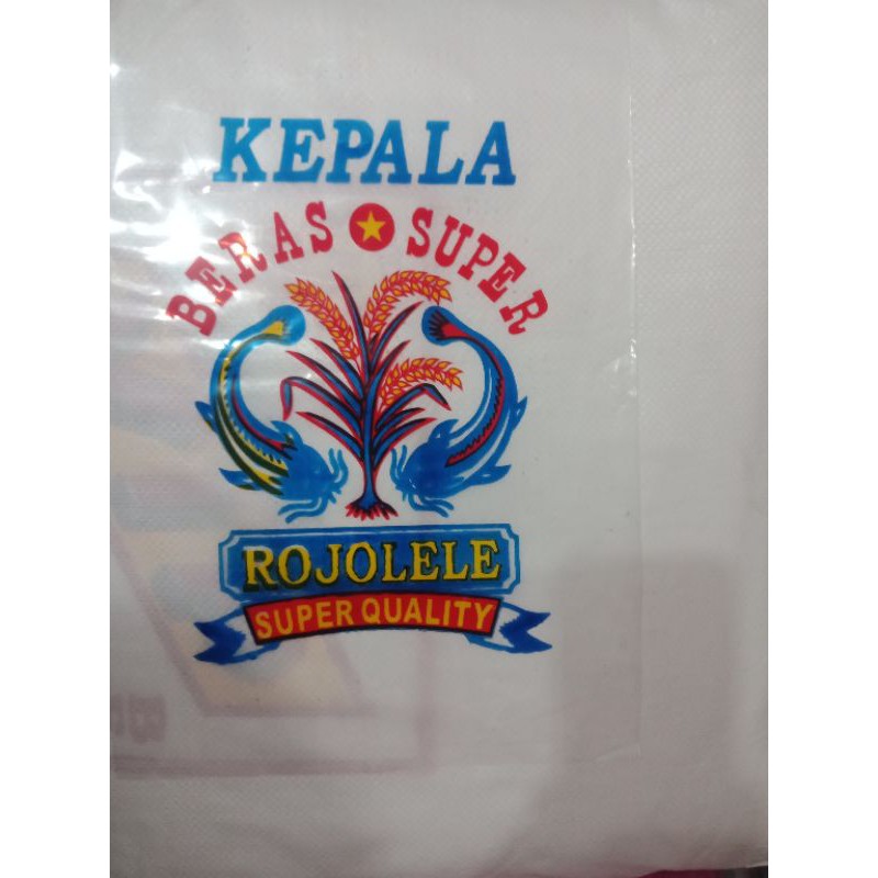 

Plastik beras cap ROJOLELE super quality 5kg