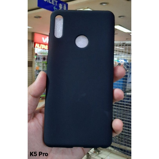 CASE LENOVO K5 PRO SILIKON LENOVO K5PRO FULL BLACK PREMIUM MURAH MERIAH