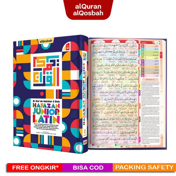 Al-Quran Hafalan Anak +  Teks Latin  HAFAZAN JUNIOR | 21x30cm (A4) | Al-Qosbah