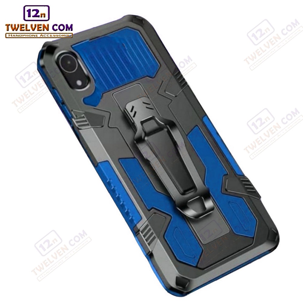 Case Shockproof iPhone 6 / 6s / iPhone 6 Plus / iPhone 7 / iPhone 7 Plus / iPhone 8 / iPhone 8 Plus / iPhone X / iPhone XS / iPhone XR / iPhone XS MAX / 11 Pro Max / iPhone 12 / iPhone 12 Pro / iPhone 12 Mini - Armor Hardcase Stand Clip