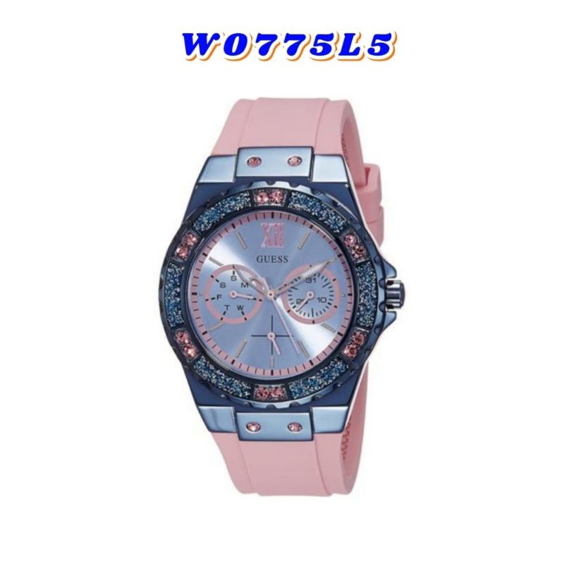 JAM TANGAN WANITA ORI GUESS TYPE  W0775L5 RUBBER