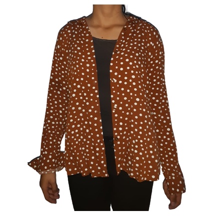 #PLBLOUSE KEMEJA WANITA MOTIF POLKADOT