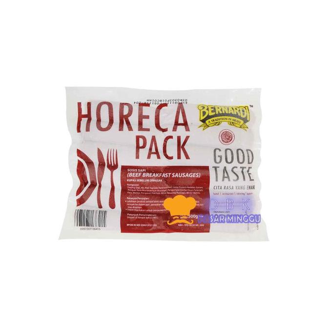 

MAKANAN BEKU / SOSIS SAPI HORECA BERNARDI 500GR NON COD