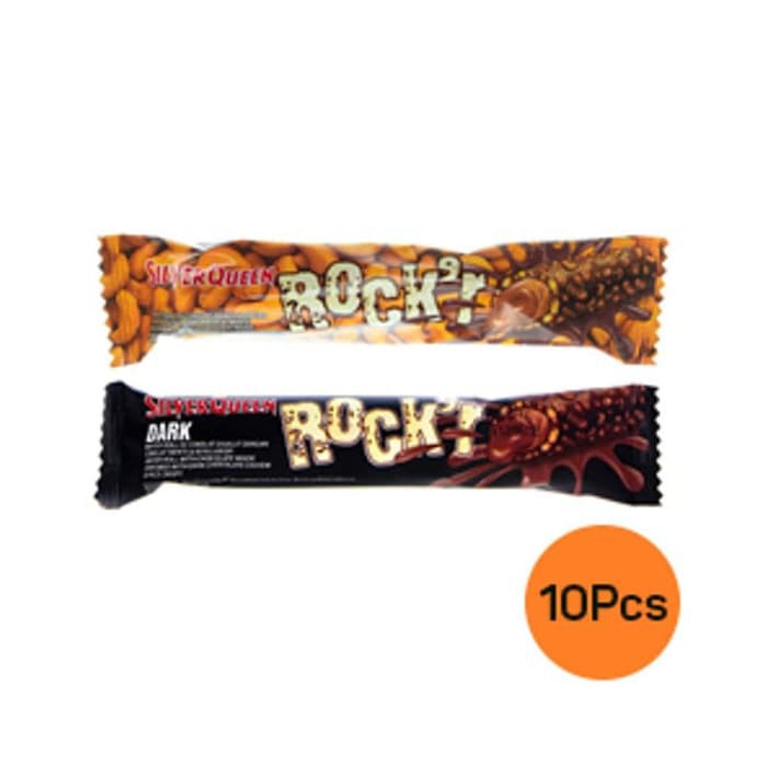 

Silverqueen Rockr Coklat Dapat 10 - Coklat - Makanan Ringan ( varian random)