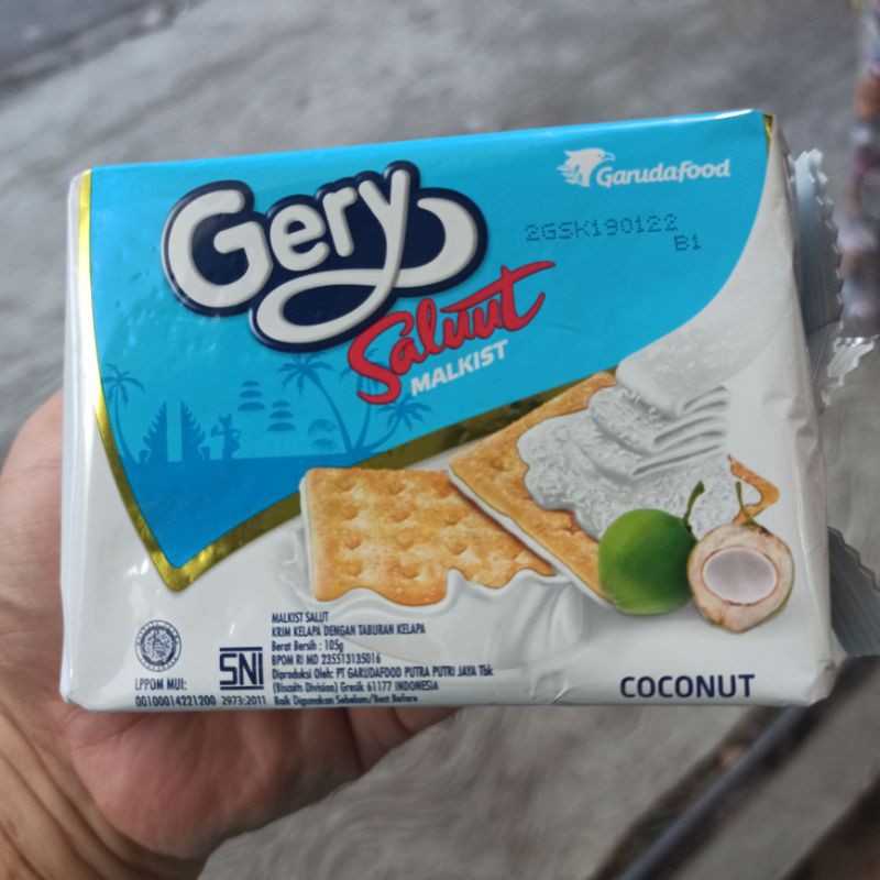 

Gery Saluut Malkist Coconut Garudafood 105g