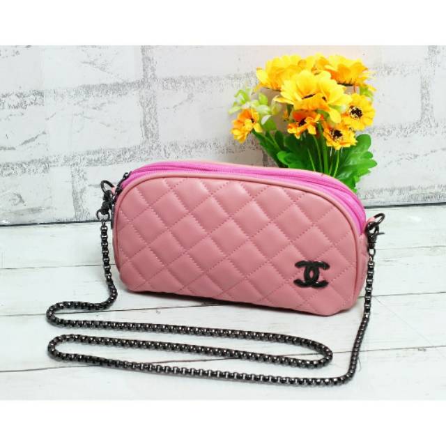 CHANEL SLING BAG/ CHANEL CLUTCH 2 RUANG | Shopee Indonesia