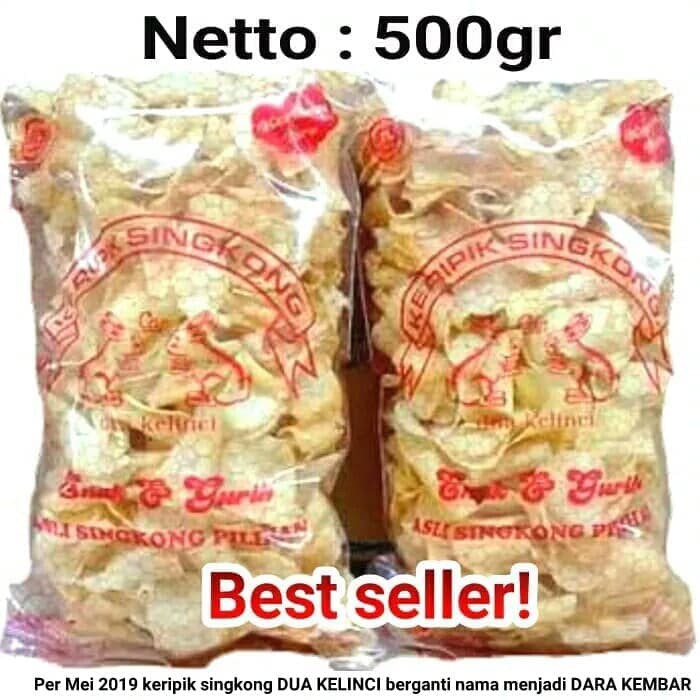 

Keripik Singkong Dara Kembar 500gr ~ kp295