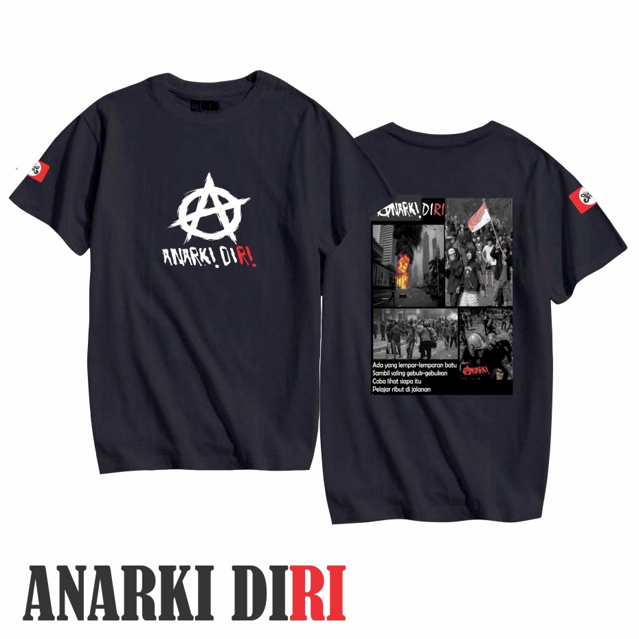 Kaos Slank-Baju Slank-Slank poppies-Slank Anarki DiRi-Kupu Biru