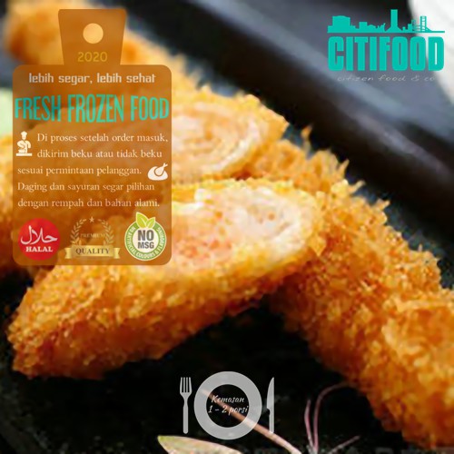 

Panko Shrimp Sticks | Stik Udang Tepung Roti | Frozen